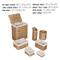 7-Piece Water Hyacinth Woven Bathroom Storage Basket Set